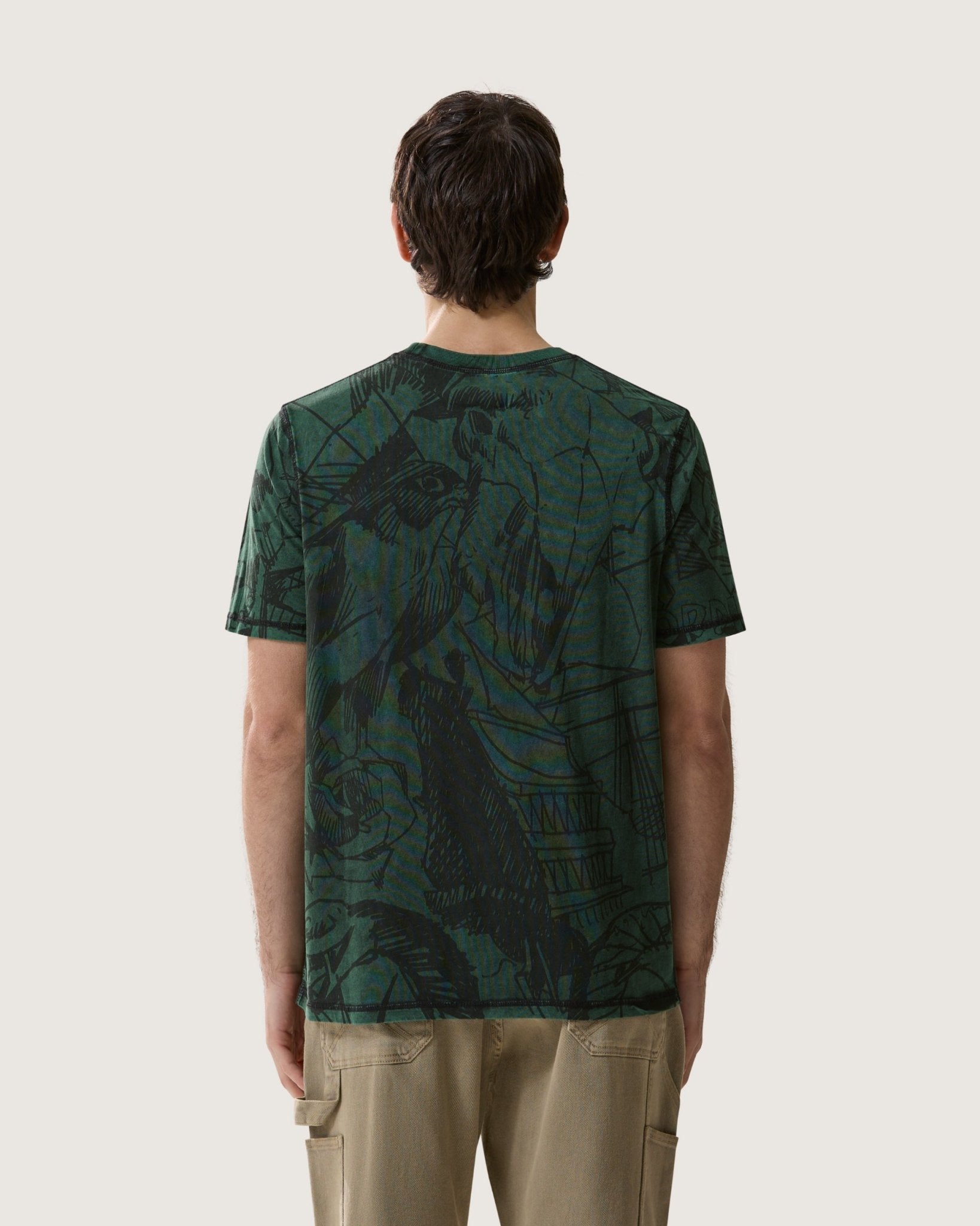 T-shirt stampata Double Face "Siren" uomo - Scorpion Bay