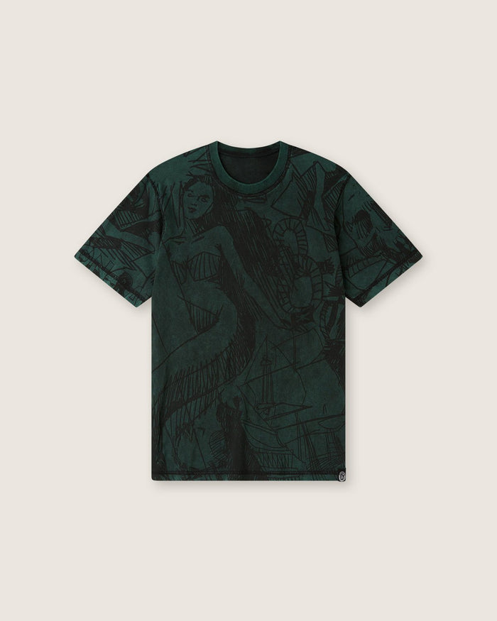 T-shirt stampata Double Face "Siren" uomo - Scorpion Bay