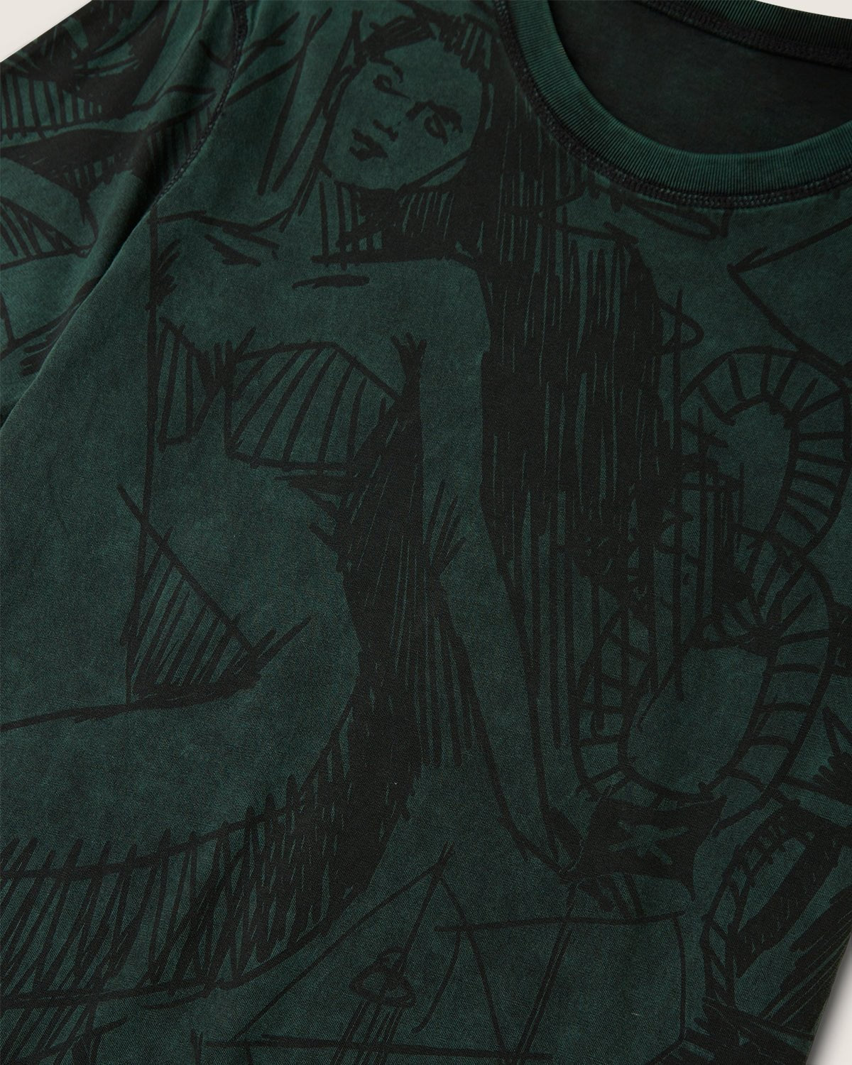 T-shirt stampata Double Face "Siren" uomo - Scorpion Bay