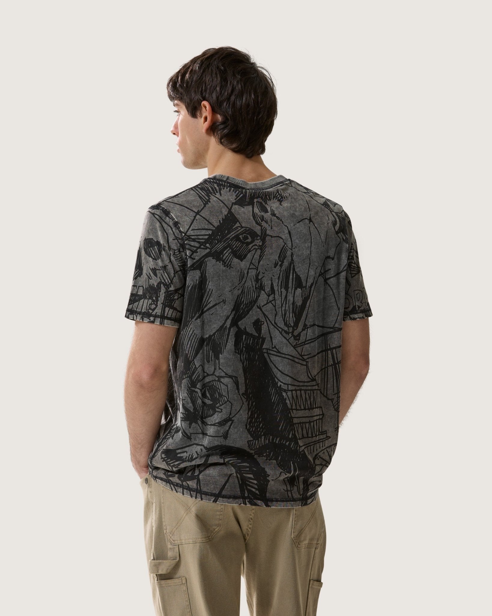 T-shirt stampata Double Face "Siren" uomo - Scorpion Bay