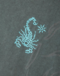 T-shirt stampata double face "Smoke On The Bay" uomo - Scorpion Bay