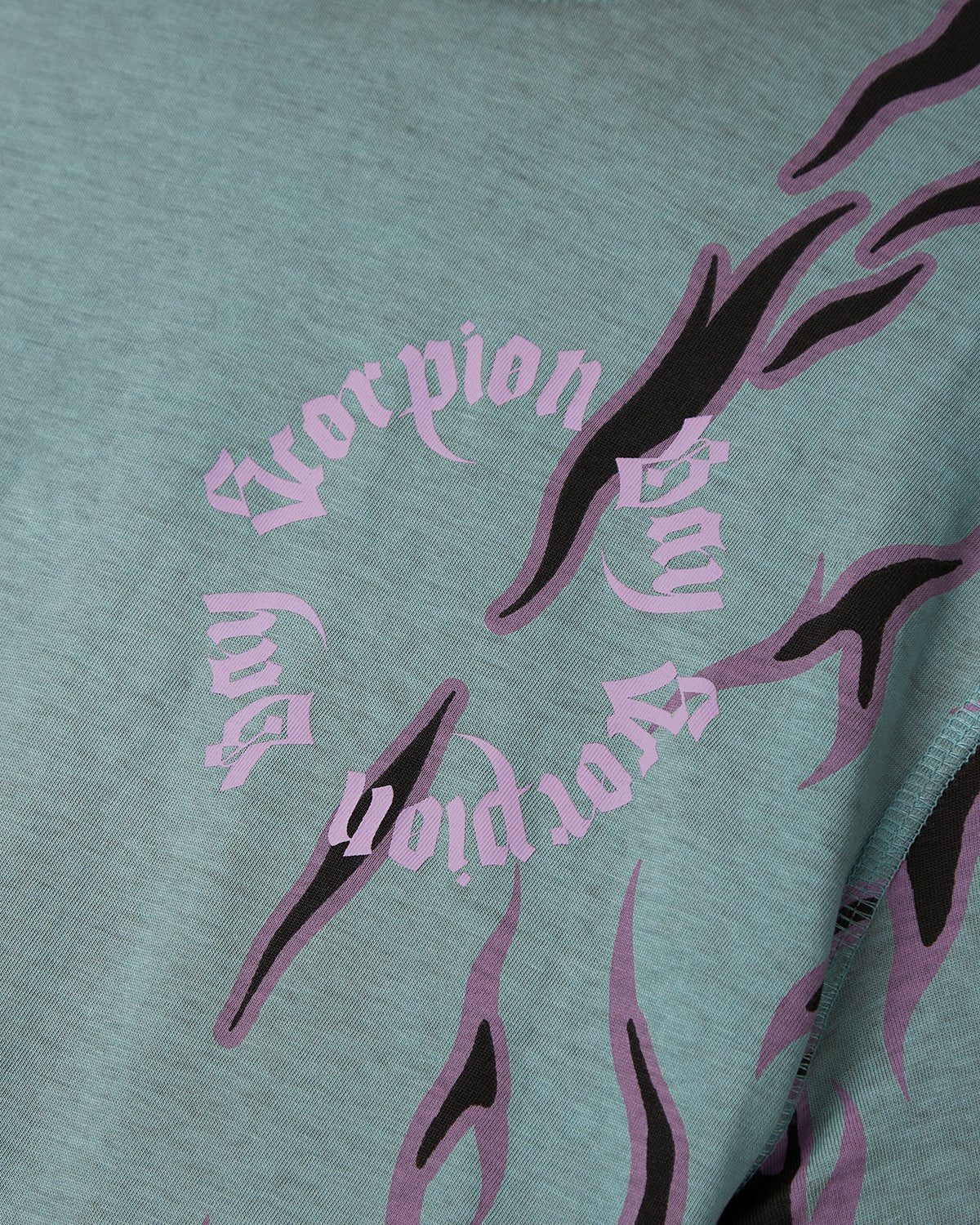 T-shirt stampata double face "Smoke On The Bay" uomo - Scorpion Bay