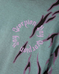 T-shirt stampata double face "Smoke On The Bay" uomo - Scorpion Bay