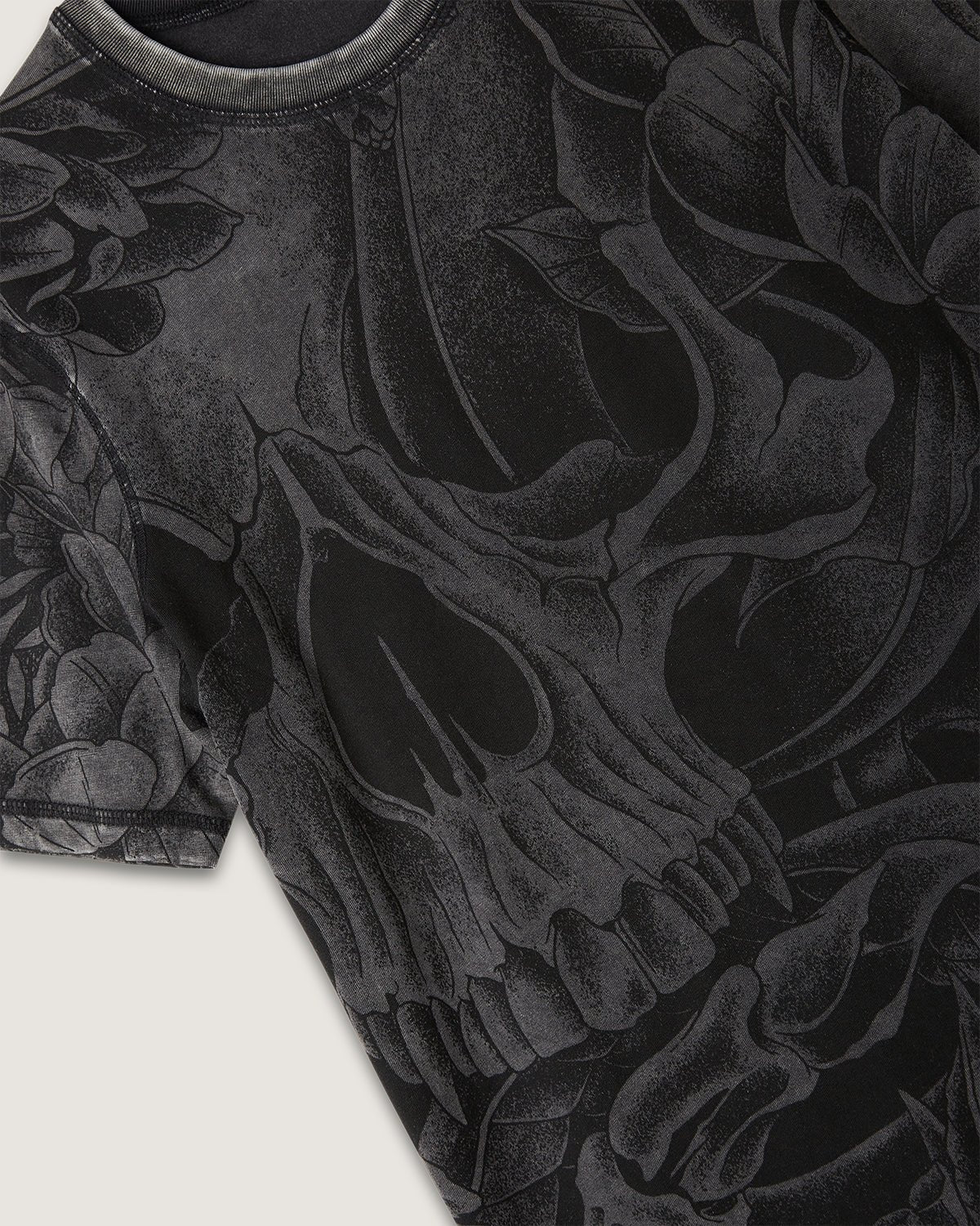 T-shirt stampata double face "Snake & Flowers" uomo - Scorpion Bay