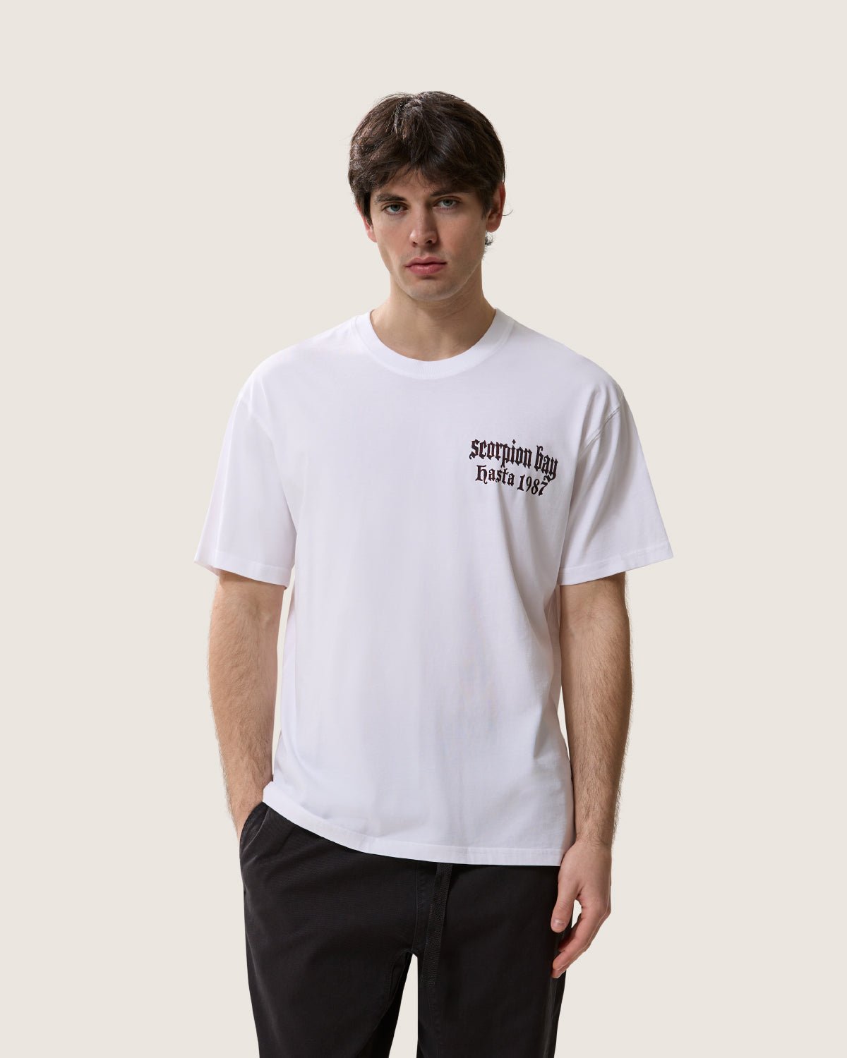 T-shirt stampata "Hasta 1987" uomo - Scorpion Bay