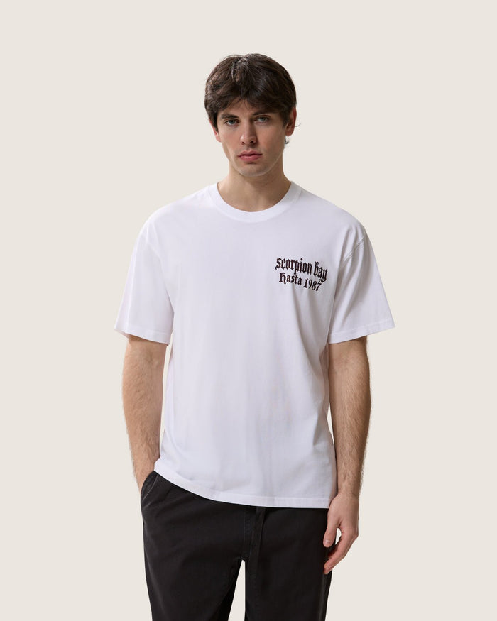 T-shirt stampata "Hasta 1987" uomo - Scorpion Bay