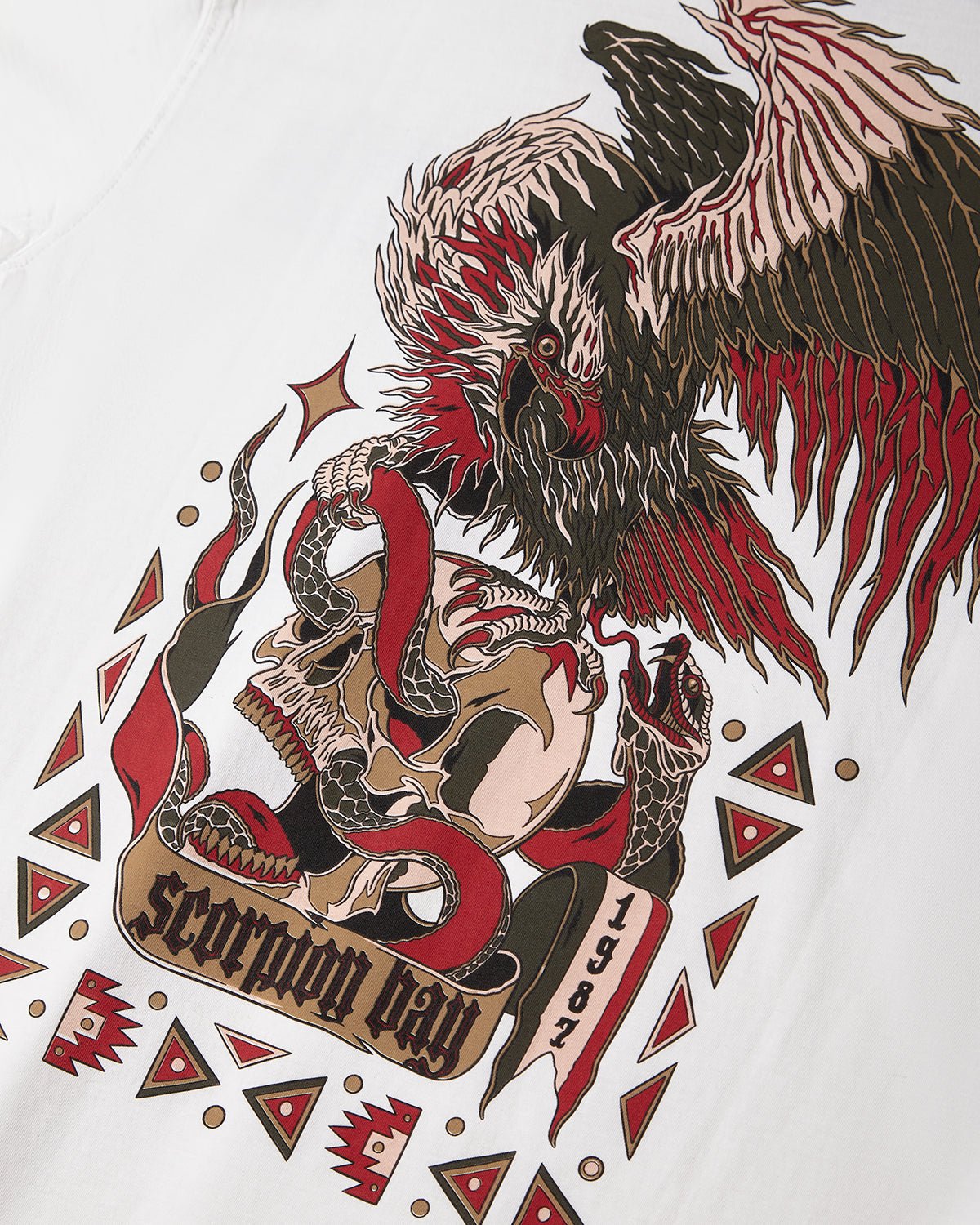 T-shirt stampata "Hasta 1987" uomo - Scorpion Bay