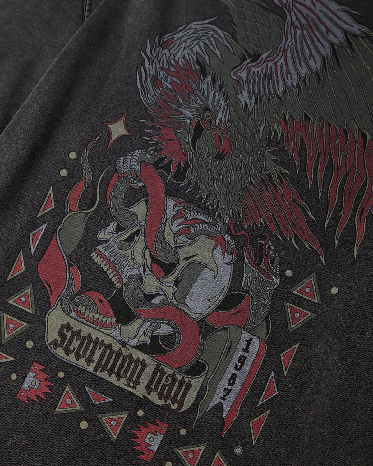 T-shirt stampata "Hasta 1987" uomo - Scorpion Bay
