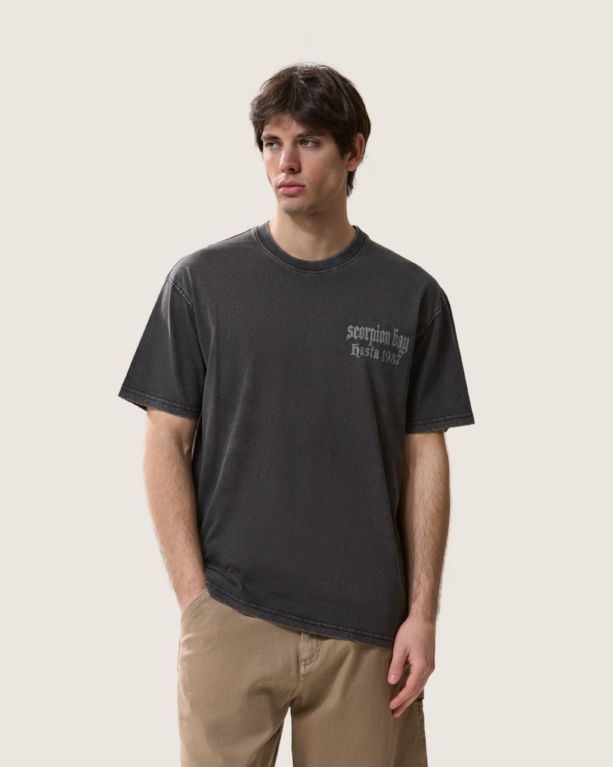 T-shirt stampata "Hasta 1987" uomo - Scorpion Bay