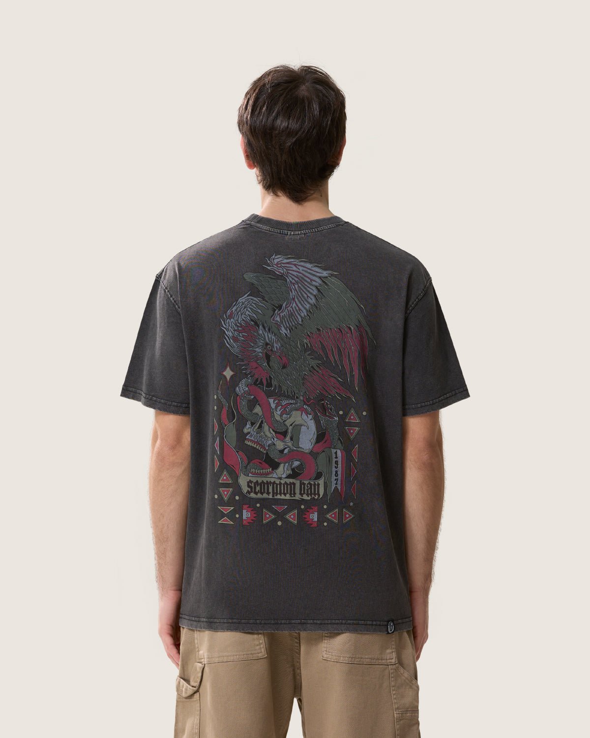 T-shirt stampata "Hasta 1987" uomo - Scorpion Bay