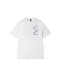 Pistol Boutique T-shirt da uomo tinta unita bianca aderente Pistol Boutique T-shirt da uomo tinta unita bianca aderente