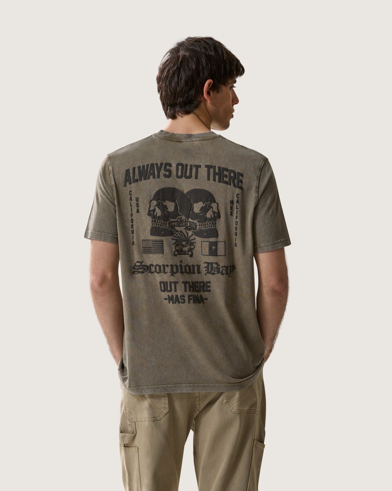 T-shirt stampata "Hot Frontier" uomo - Scorpion Bay