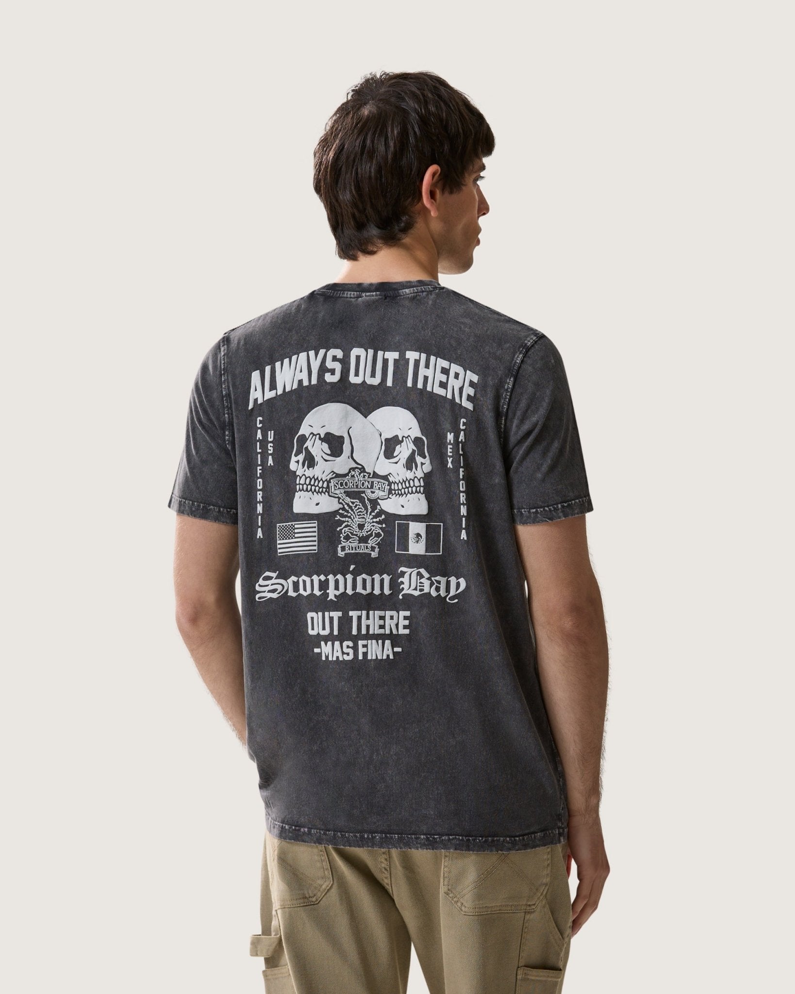 T-shirt stampata "Hot Frontier" uomo - Scorpion Bay