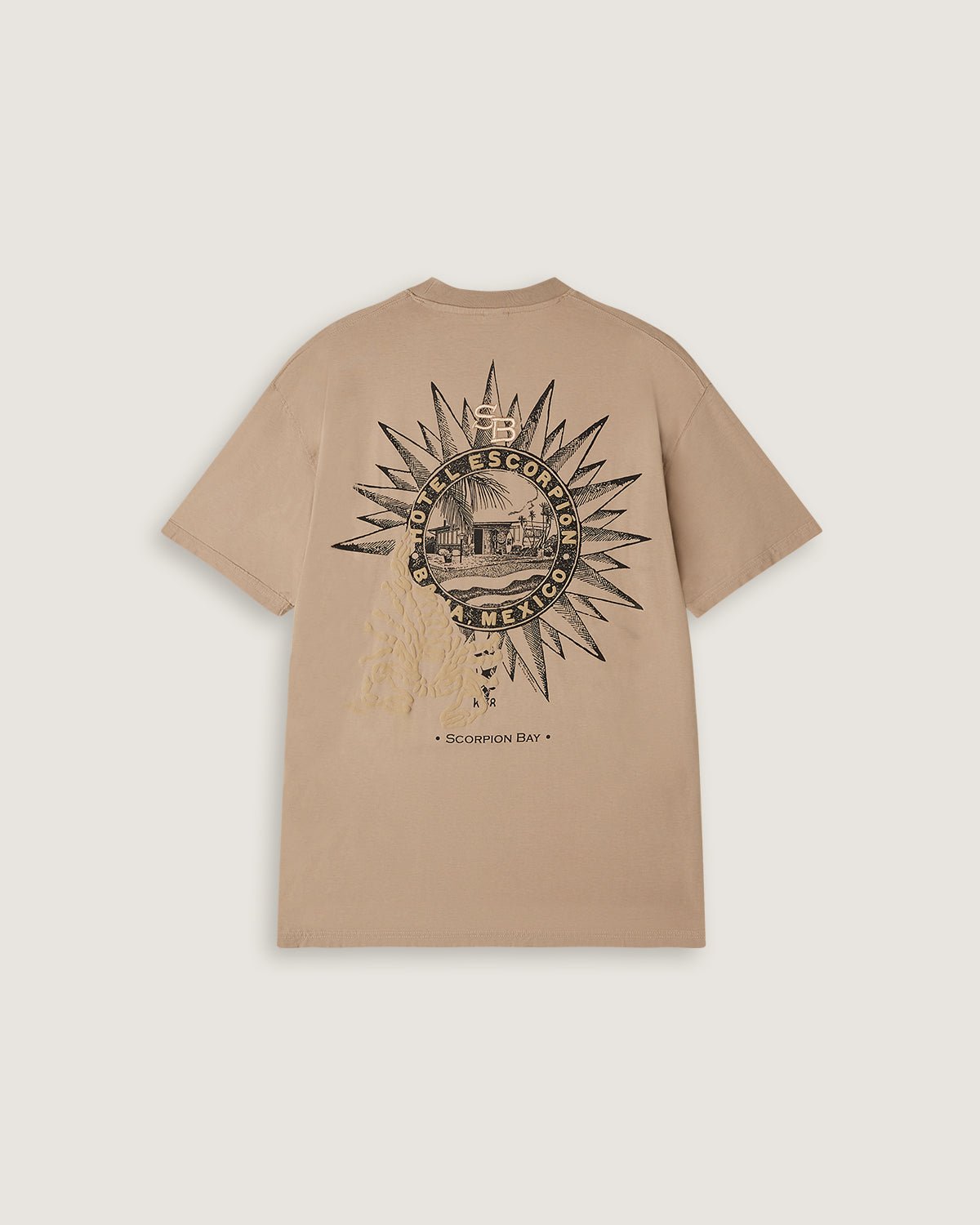 T-shirt stampata "Hotel Escorpion" uomo - Scorpion Bay
