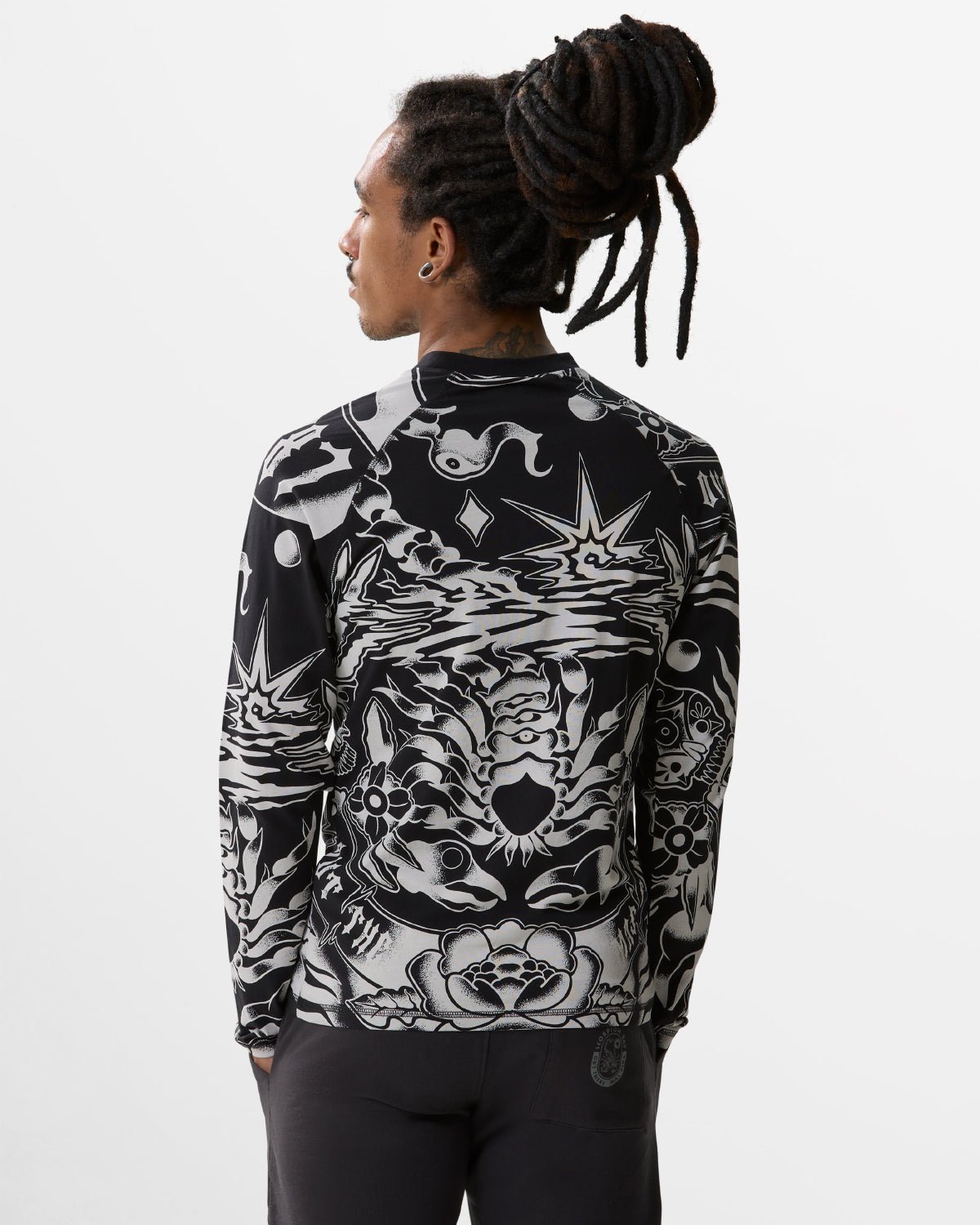 T-Shirt stampata "Liquid Sunrise" uomo - Scorpion Bay