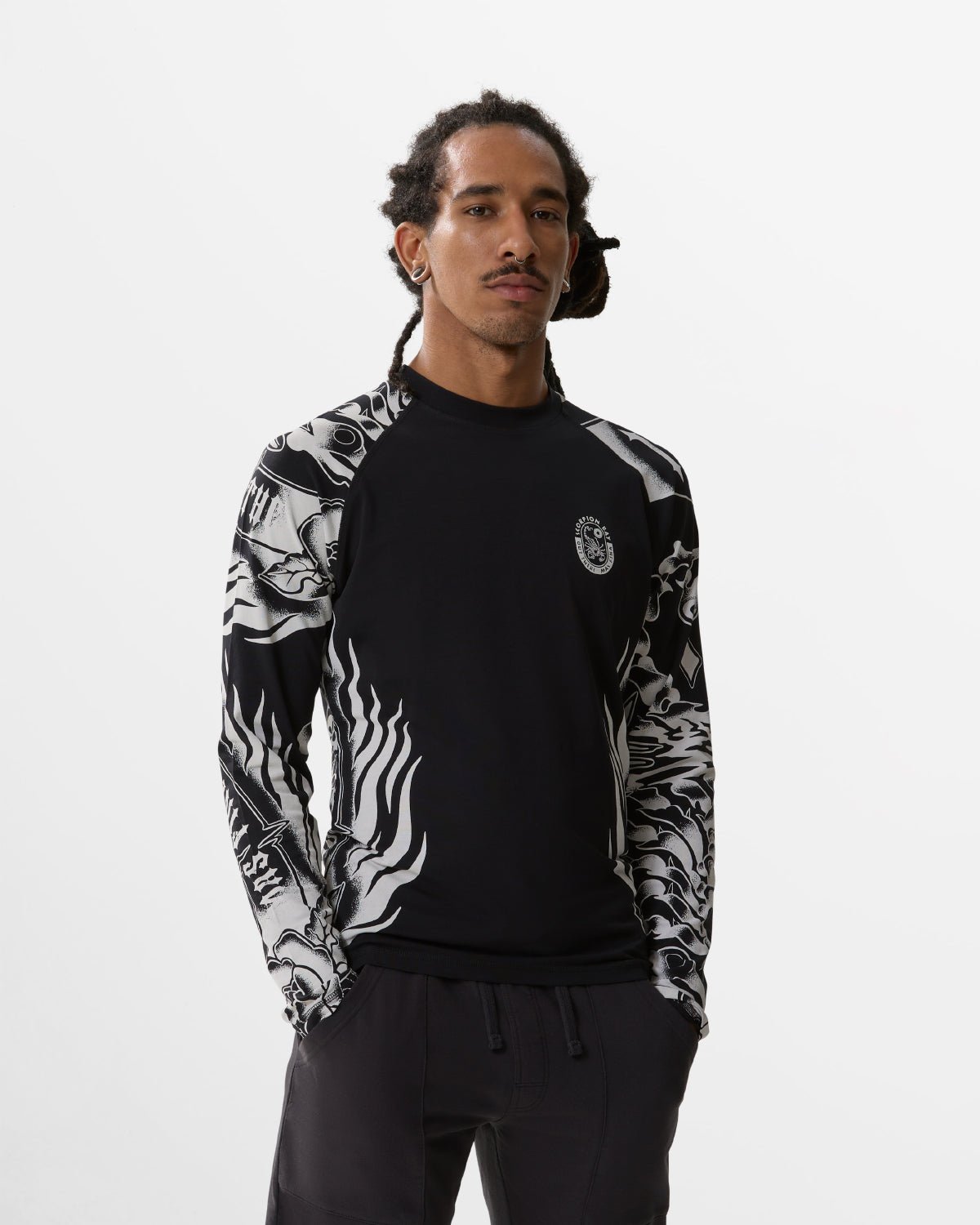 T-Shirt stampata "Liquid Sunrise" uomo - Scorpion Bay