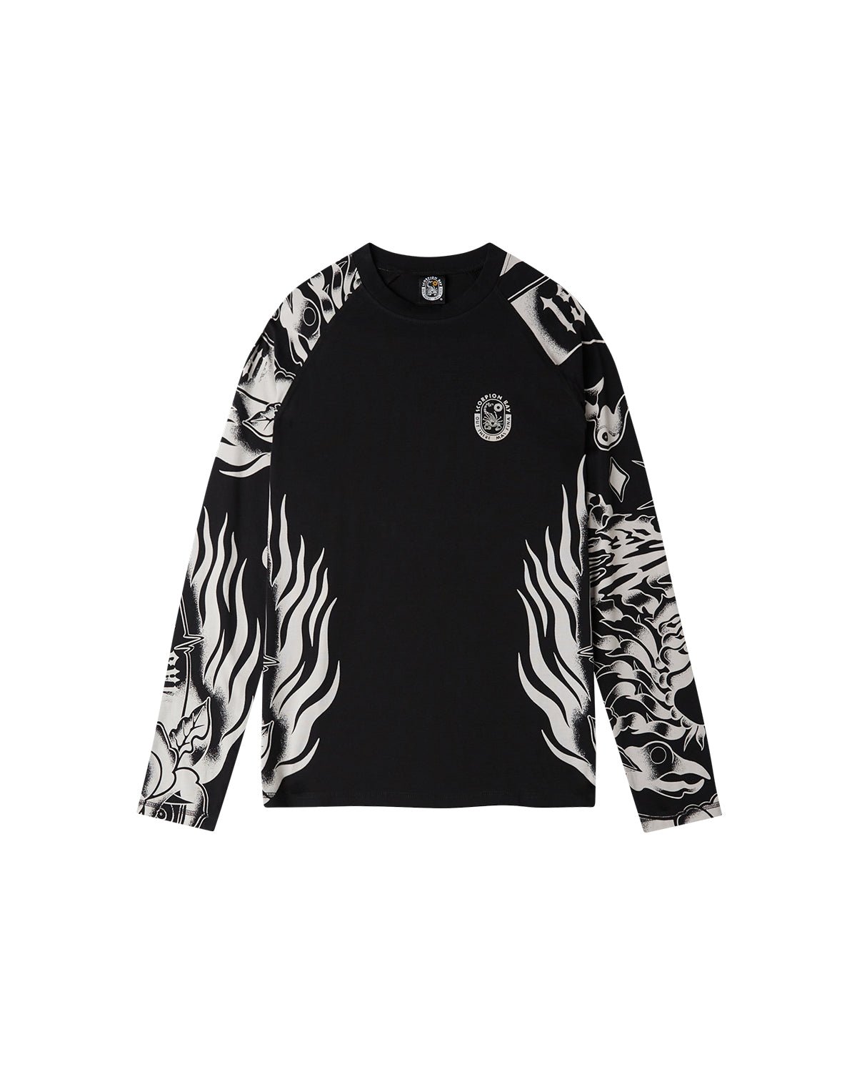 T-Shirt stampata "Liquid Sunrise" uomo - Scorpion Bay