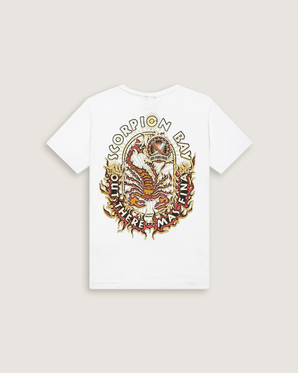 T-shirt stampata "Logo Y Fuego" bambino - Scorpion Bay