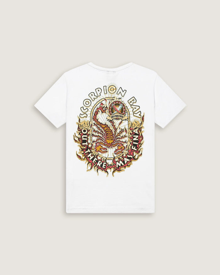 T-shirt stampata "Logo Y Fuego" bambino - Scorpion Bay