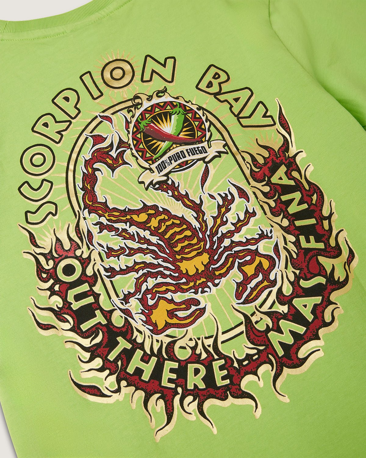 T-shirt stampata "Logo Y Fuego" bambino - Scorpion Bay