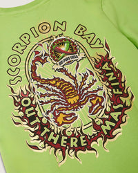 T-shirt stampata "Logo Y Fuego" bambino - Scorpion Bay