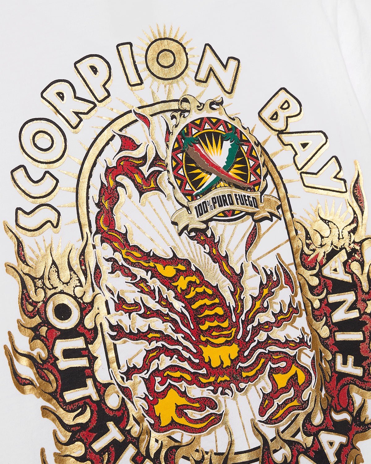 T-shirt stampata "Logo Y Fuego" bambino - Scorpion Bay