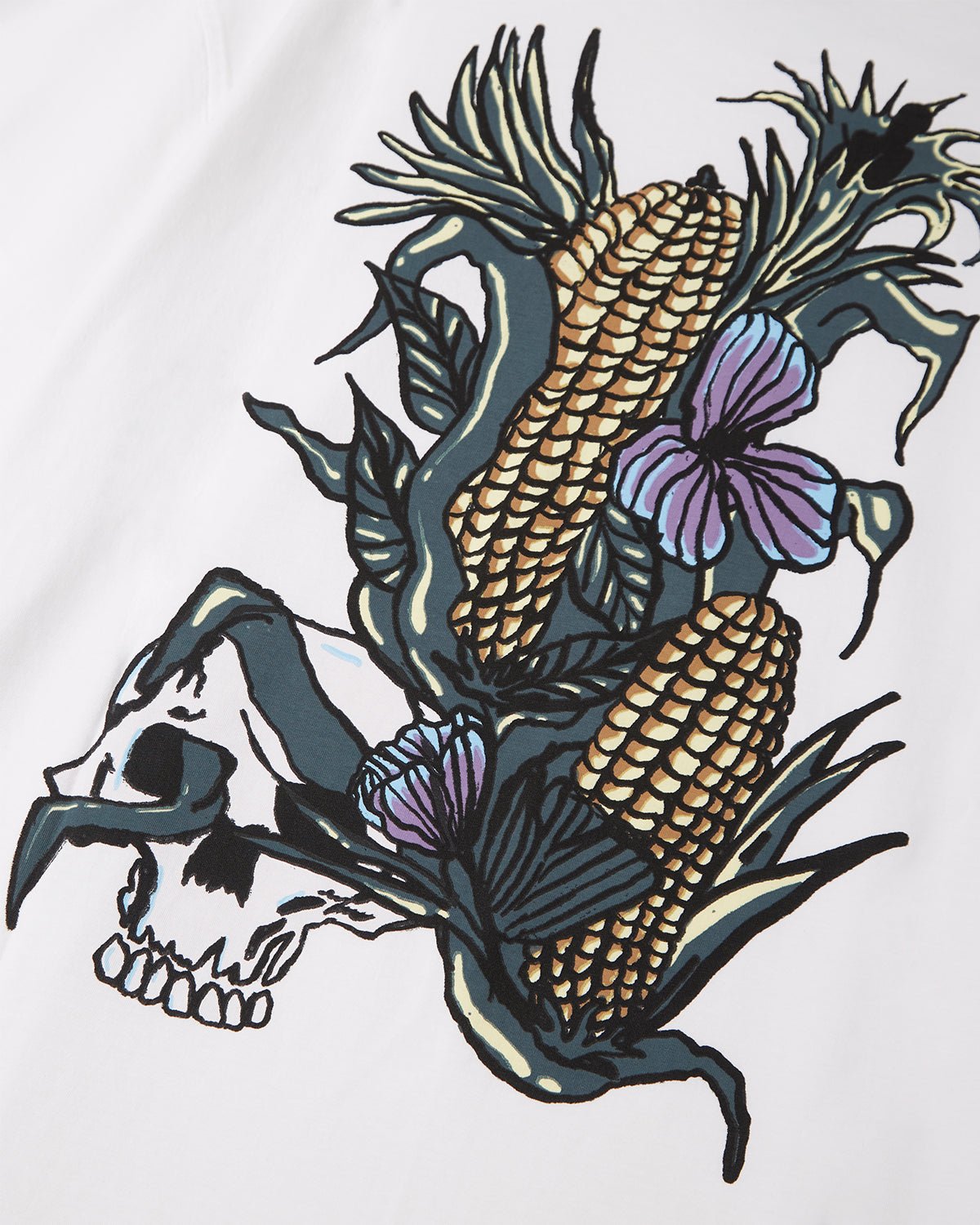T-shirt stampata "Mazorca Y Flores" uomo - Scorpion Bay