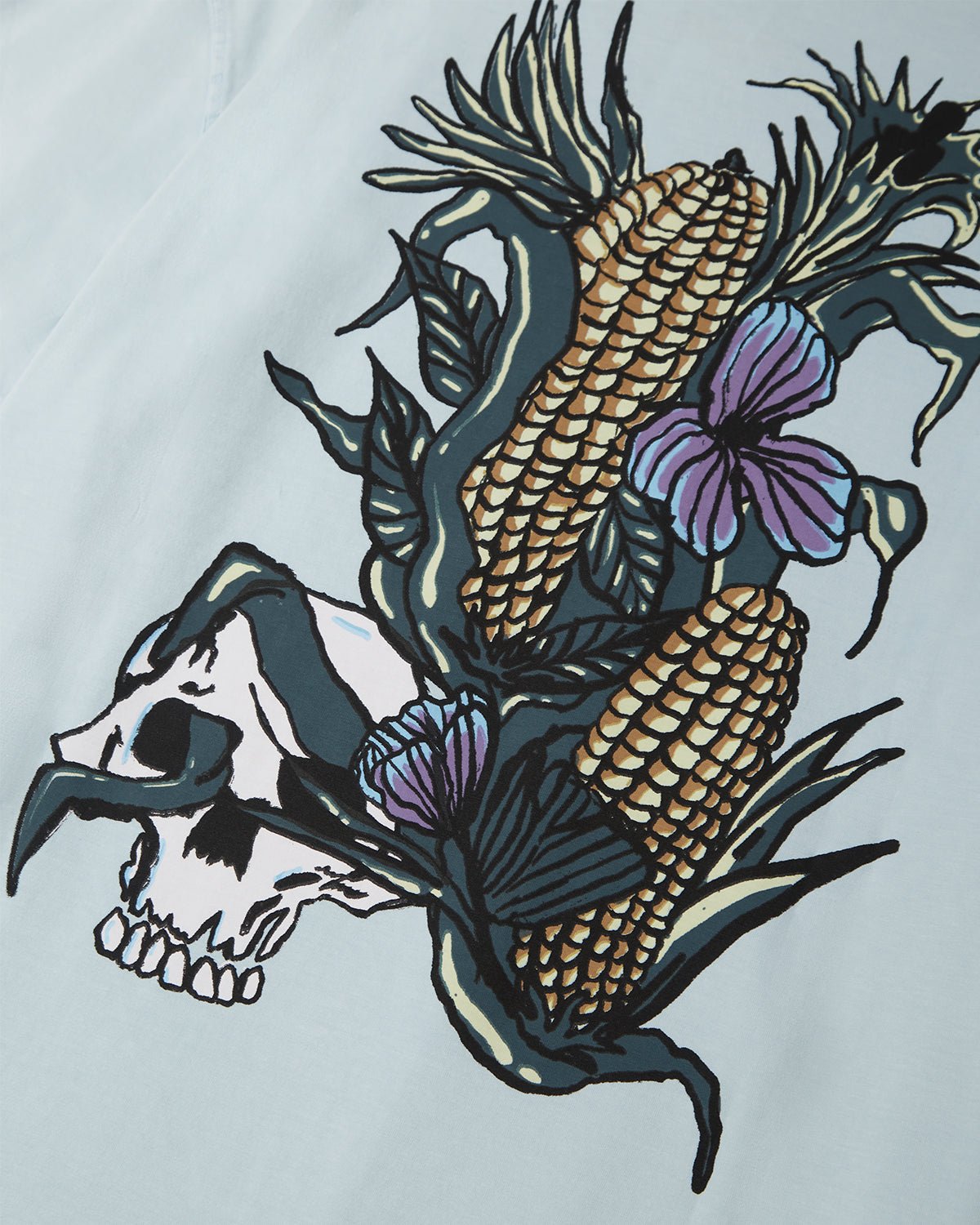 T-shirt stampata "Mazorca Y Flores" uomo - Scorpion Bay