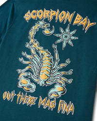 T-Shirt stampata "Neon Scorpion" uomo - Scorpion Bay