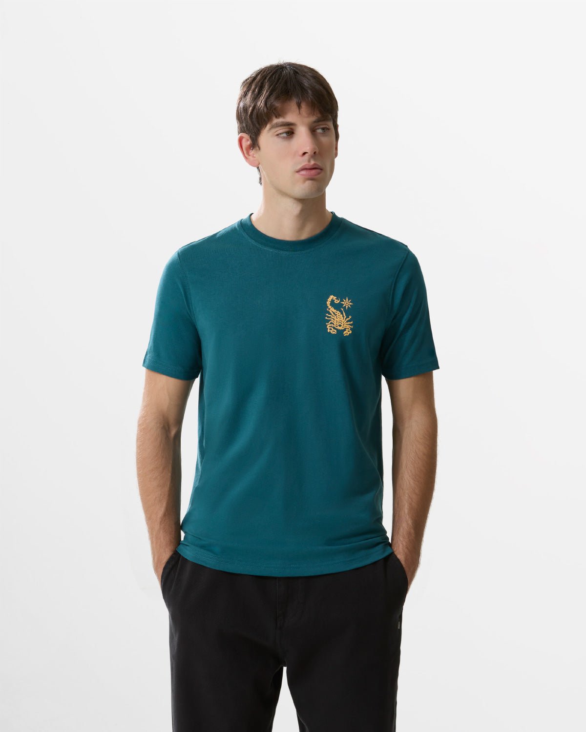 T-Shirt stampata "Neon Scorpion" uomo - Scorpion Bay