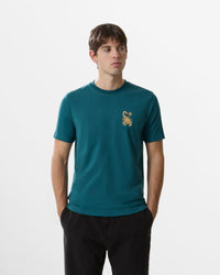 T-Shirt stampata "Neon Scorpion" uomo - Scorpion Bay