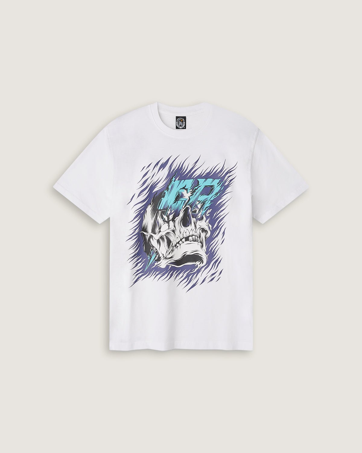 T-shirt stampata "Neon Skull" bambino - Scorpion Bay