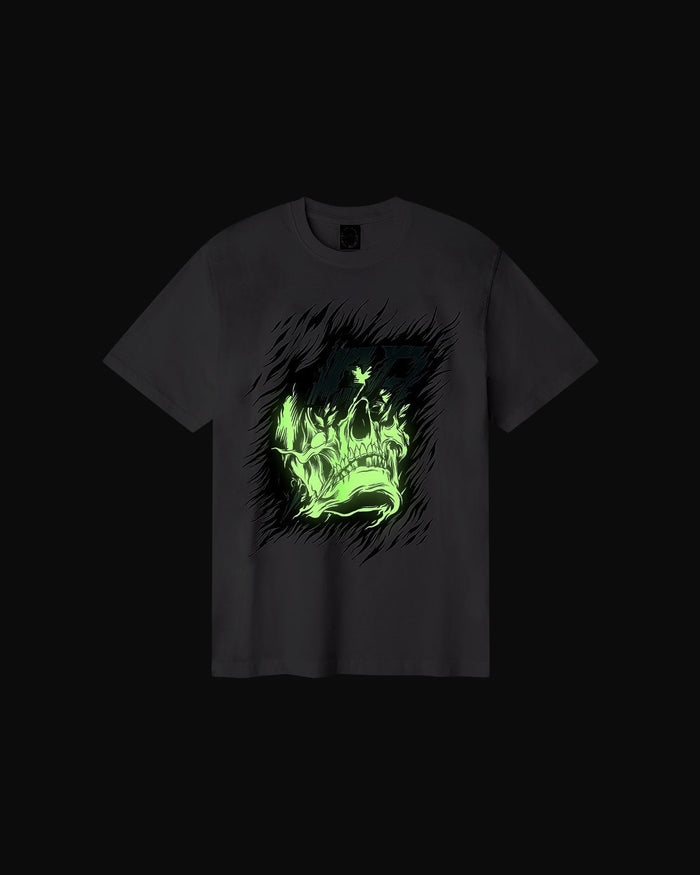 T-shirt stampata "Neon Skull" bambino - Scorpion Bay