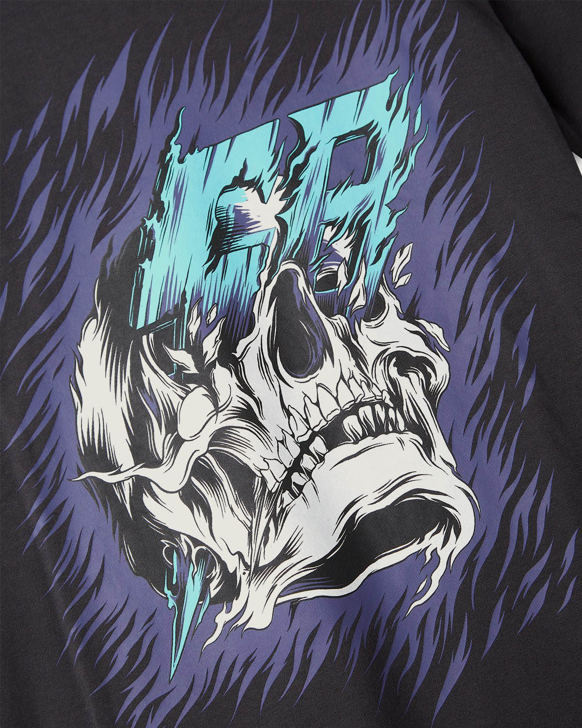 T-shirt stampata "Neon Skull" bambino - Scorpion Bay