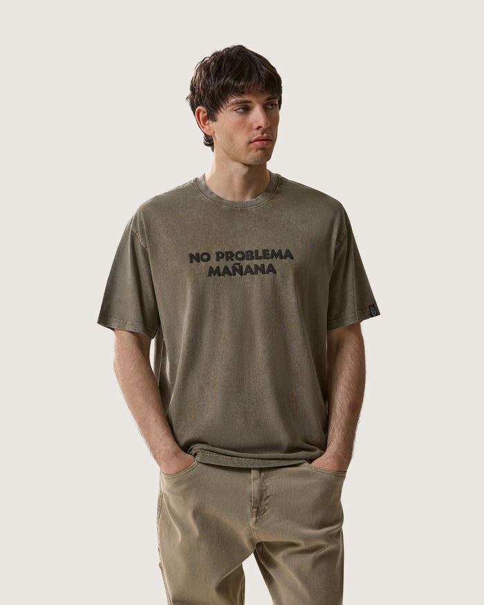 T-shirt stampata "No Problema Manana" uomo - Scorpion Bay