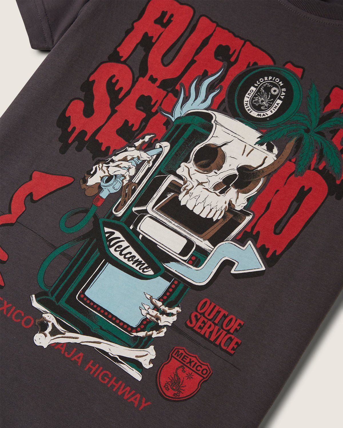 T-shirt stampata "Out Of Service" bambino - Scorpion Bay