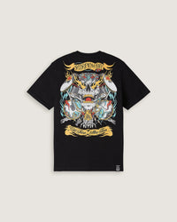 T-shirt stampata printastic "Skull drums" bambino - Scorpion Bay