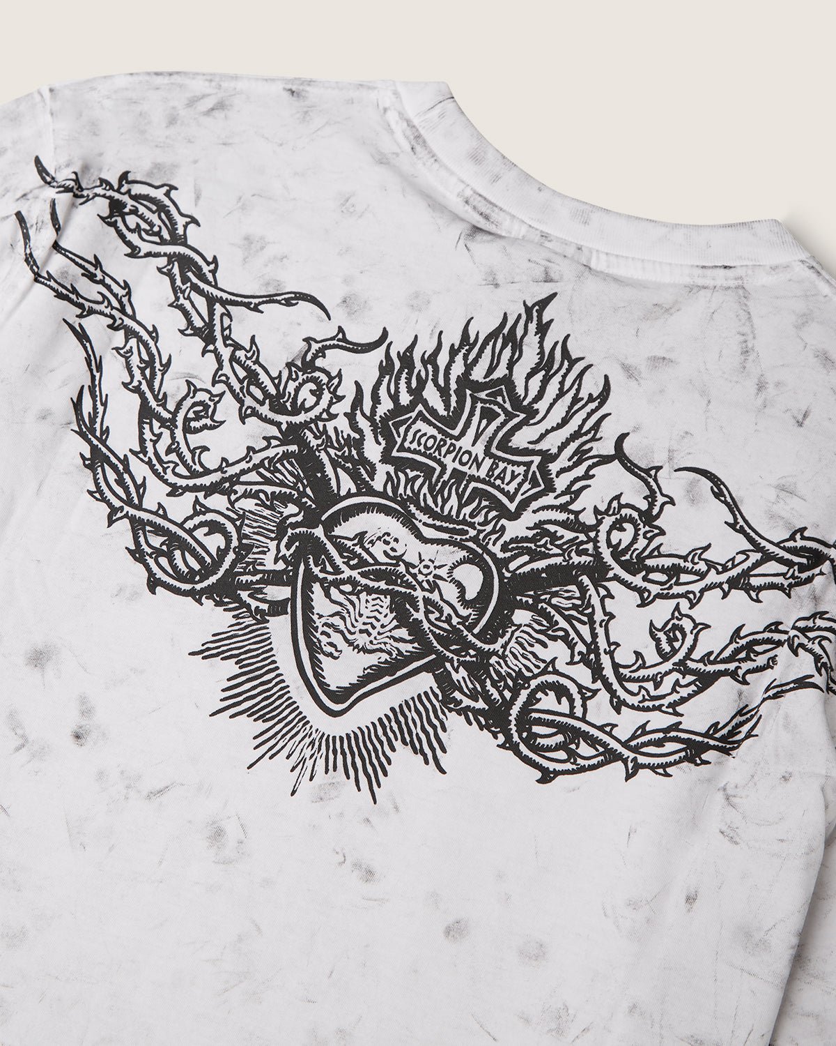 T-shirt stampata "Sacred Heart" uomo - Scorpion Bay