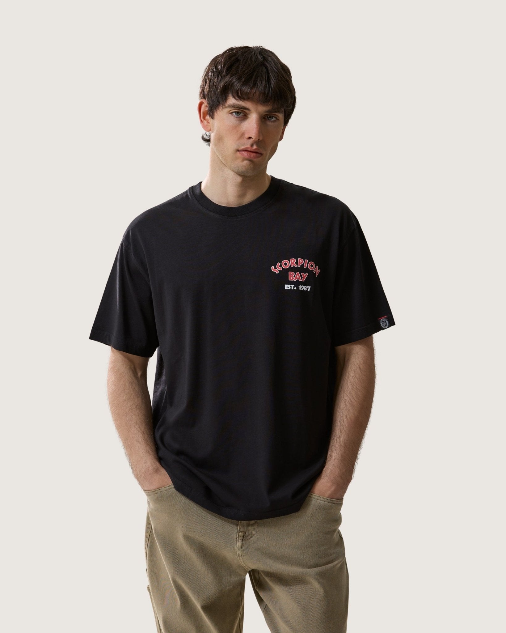 T-shirt stampata "Snakes’N’Roses" uomo - Scorpion Bay