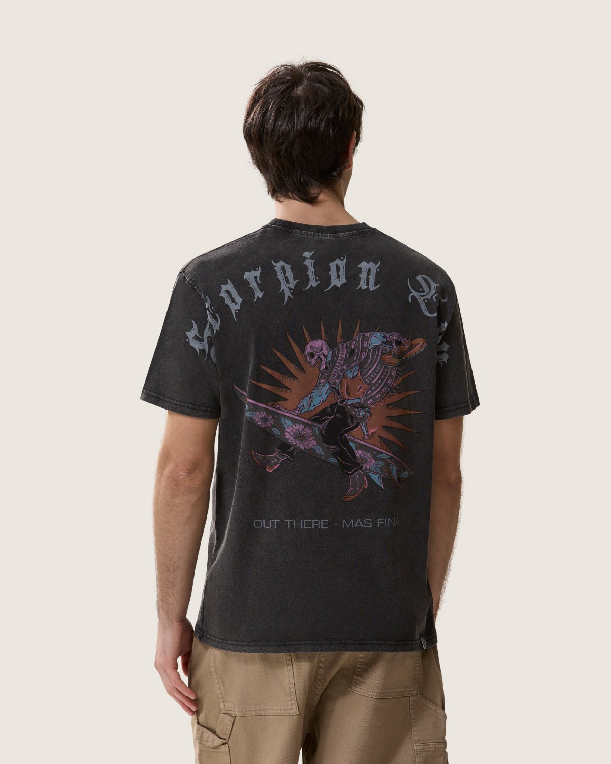 T-shirt stampata "Surf Rodeo" uomo - Scorpion Bay