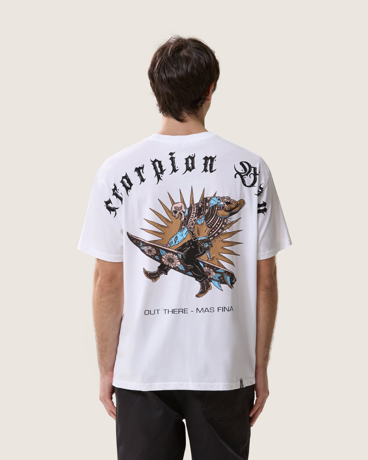 T-shirt stampata "Surf Rodeo" uomo - Scorpion Bay