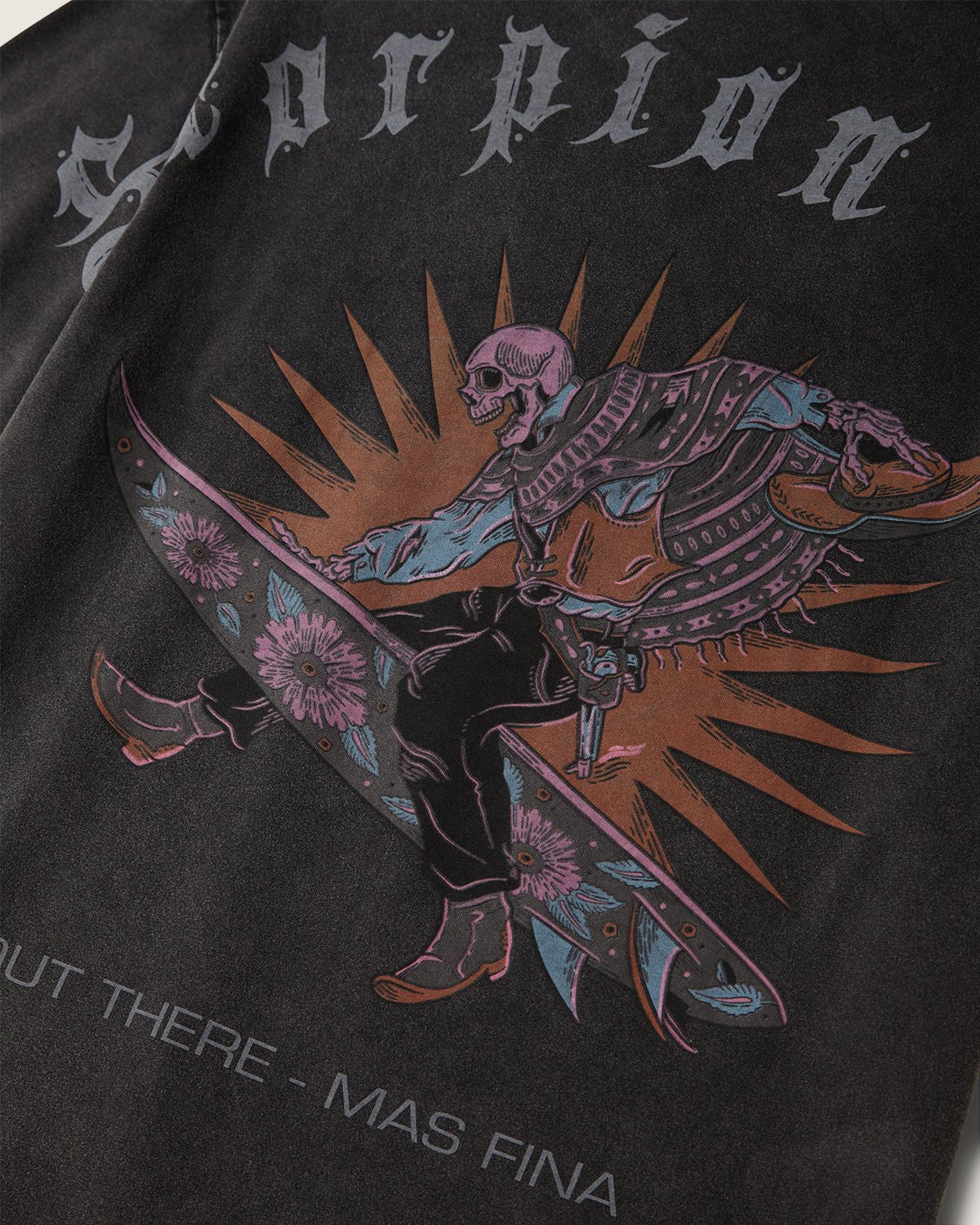 T-shirt stampata "Surf Rodeo" uomo - Scorpion Bay