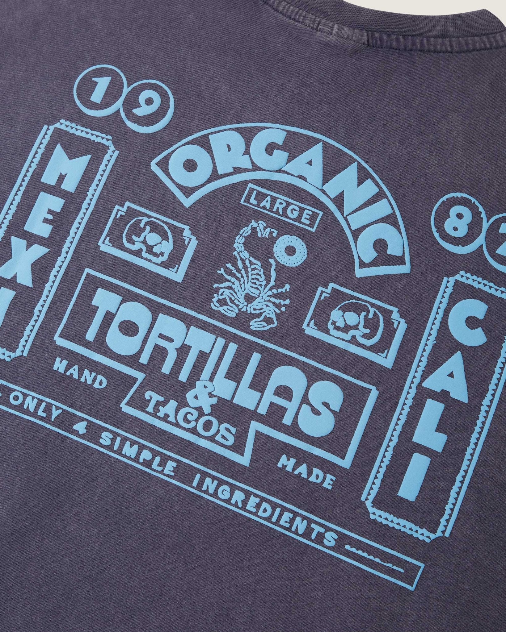 T-shirt stampata "Tortillas & Tacos" uomo - Scorpion Bay