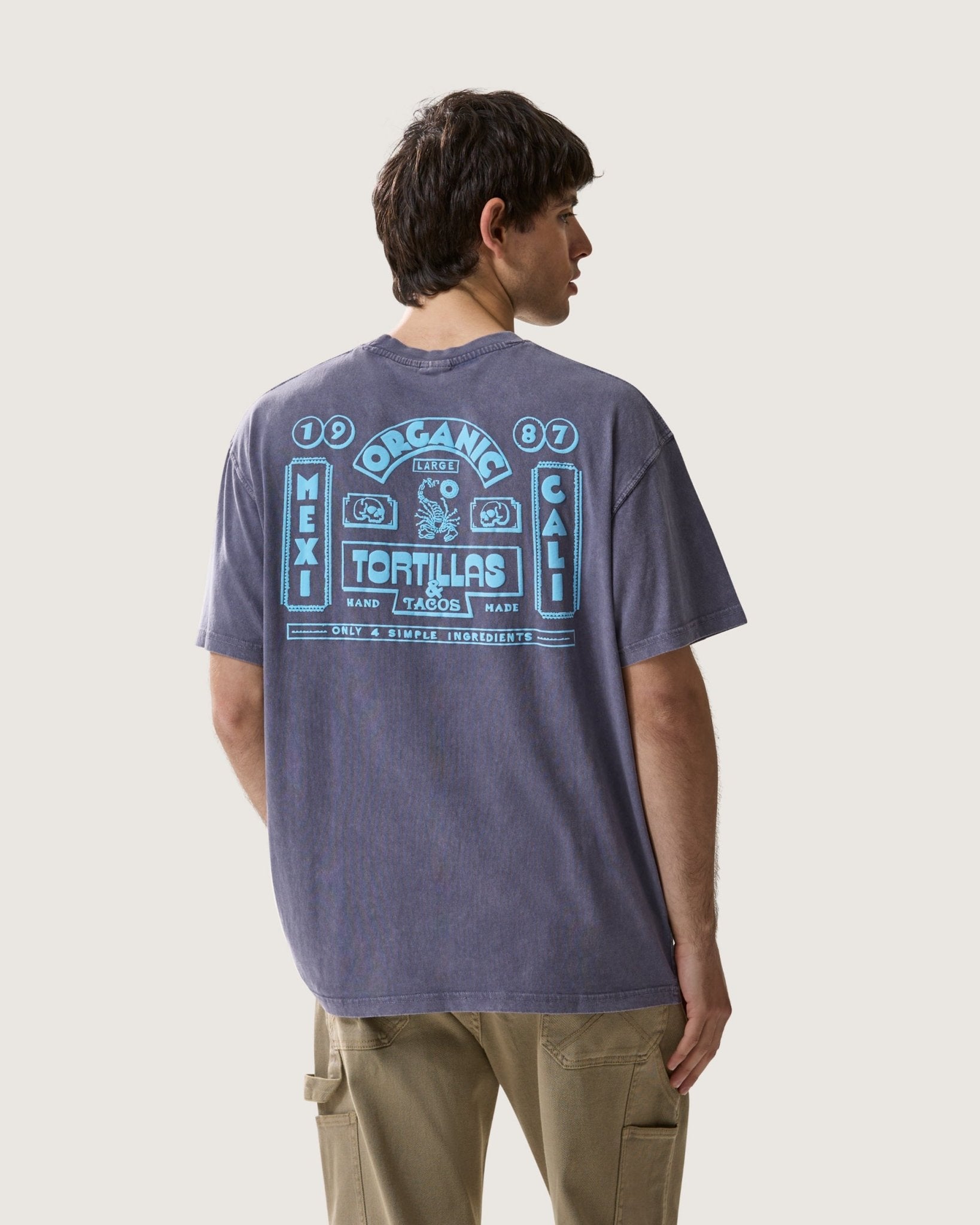 T-shirt stampata "Tortillas & Tacos" uomo - Scorpion Bay