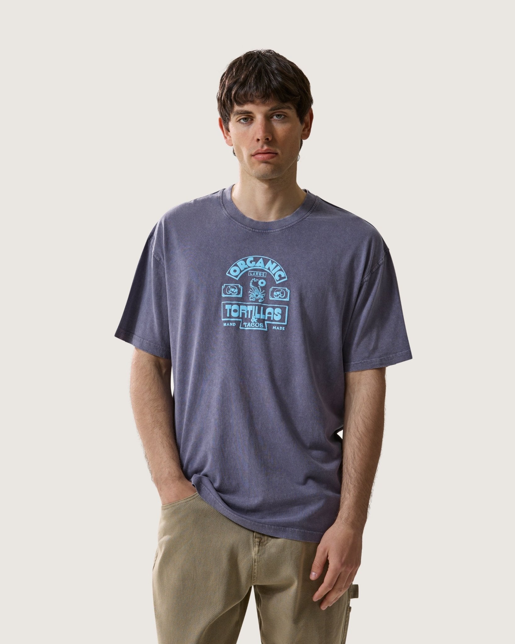 T-shirt stampata "Tortillas & Tacos" uomo - Scorpion Bay