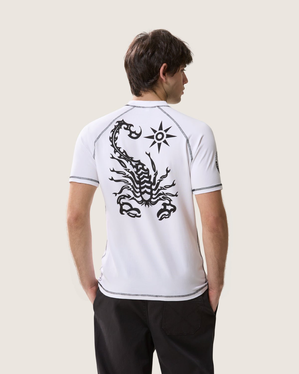 T-shirt Surfer stampata 'Iron' uomo - Scorpion Bay