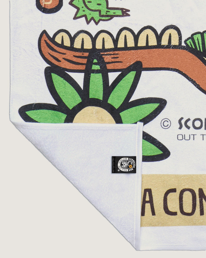 Telo Mare "Cocoa" Color Bianco - Scorpion Bay