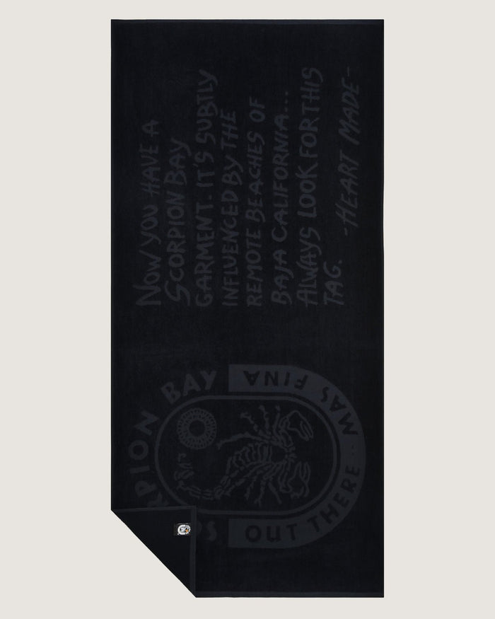 Telo mare jacquard "Heart Made" - Scorpion Bay