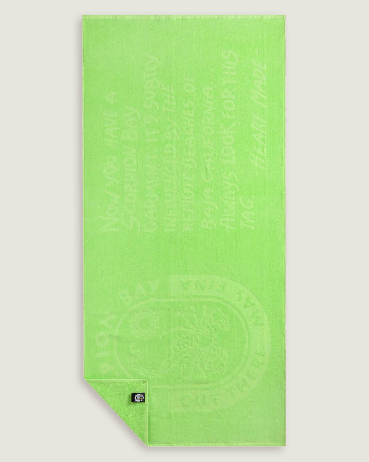 Telo mare jacquard "Heart Made" - Scorpion Bay