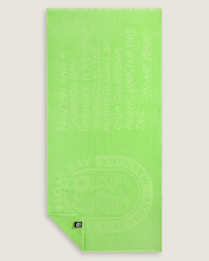 Telo mare jacquard "Heart Made" - Scorpion Bay